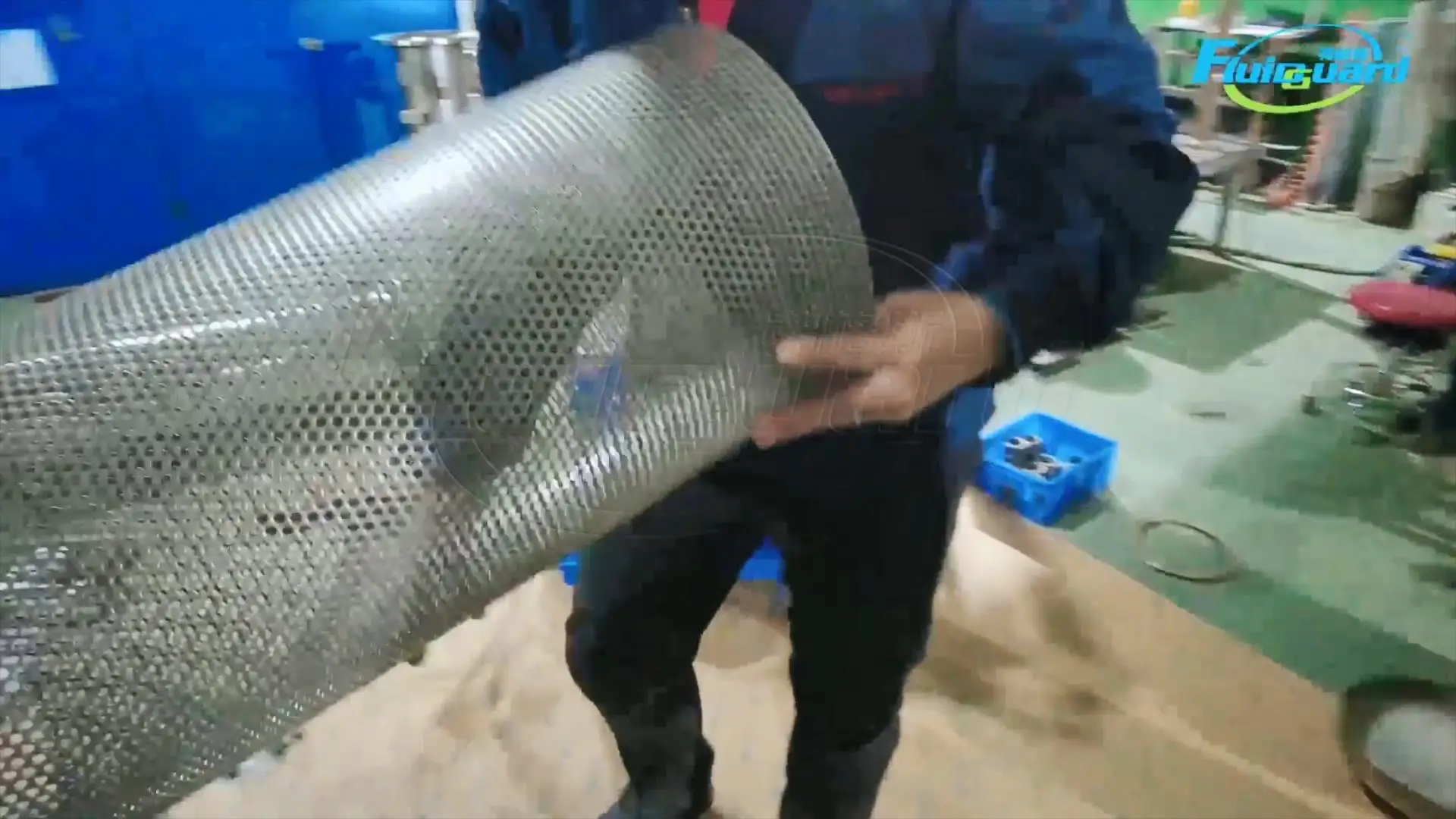 Hydraulic Drive Horizontal Automatic Self-Cleaning Screen Filter