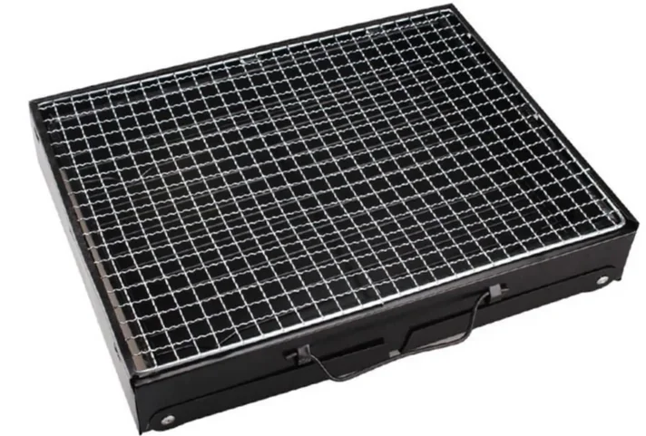 foldable bbq grills outdoor Foldable Mini Camping Flat Top Barbeque Grill Folding Barbecue Outdoor Portable Charcoal Bbq Grills
