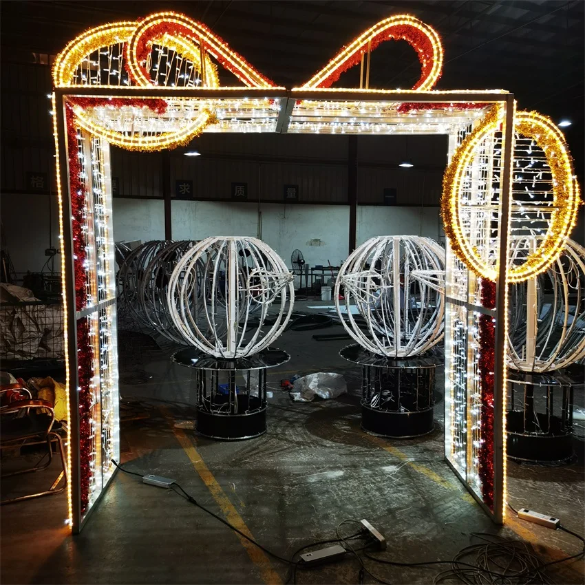 Big size 3D led motif light bear motif light for Outdoor theme park decoration light