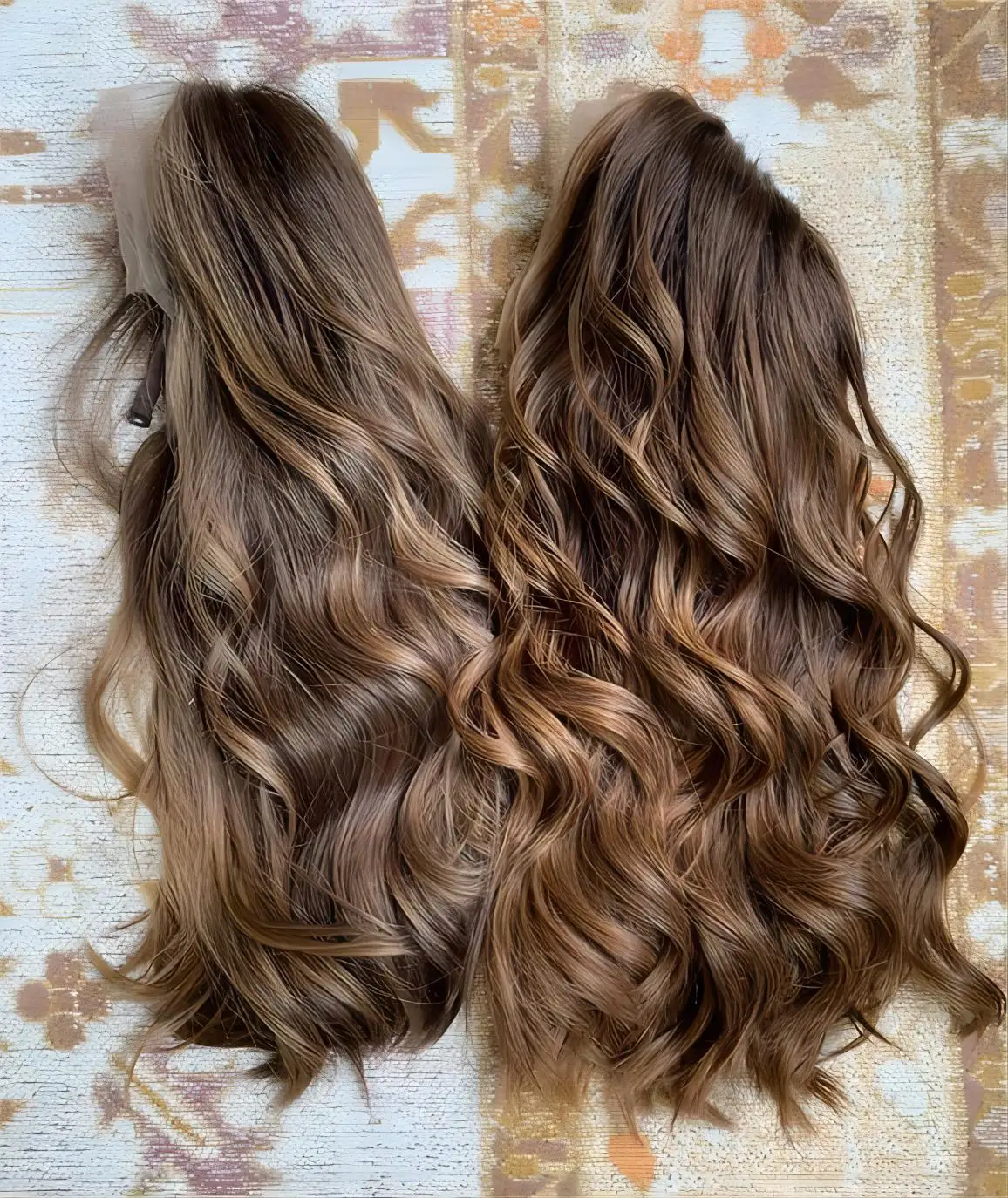 Лидер продаж европейский парик из натуральных волос с натуральным волосяным покрытием коричневый карамельным