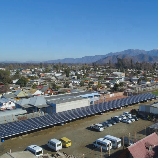 Aluminum Car Parking Solar Structures PV Panel Carport Mounting Supports