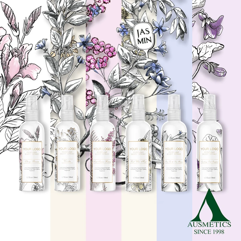 Hot pink long-lasting body spray mist perfumed body mist