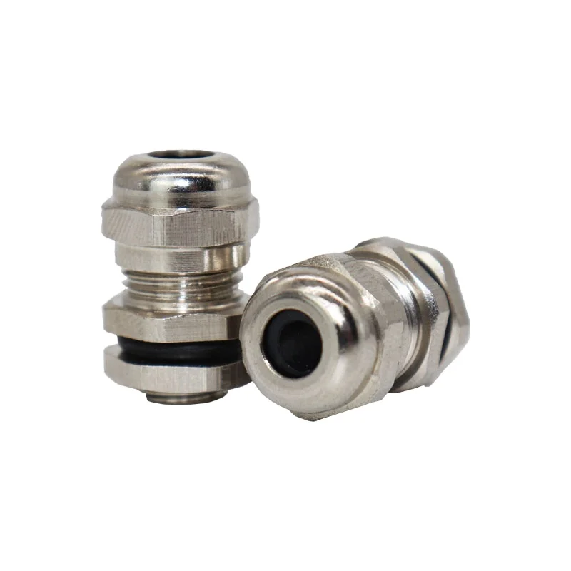 Metal High Quality IP68 M8 for 3-5mm  Connector Waterproof Brass Cable Gland