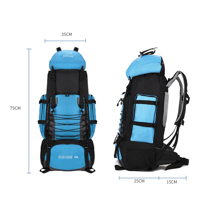 Hot Selling Outdoor High-Capacity Backpack Foldable Portable Mountaineering Backpack Picnic Camping Backpack