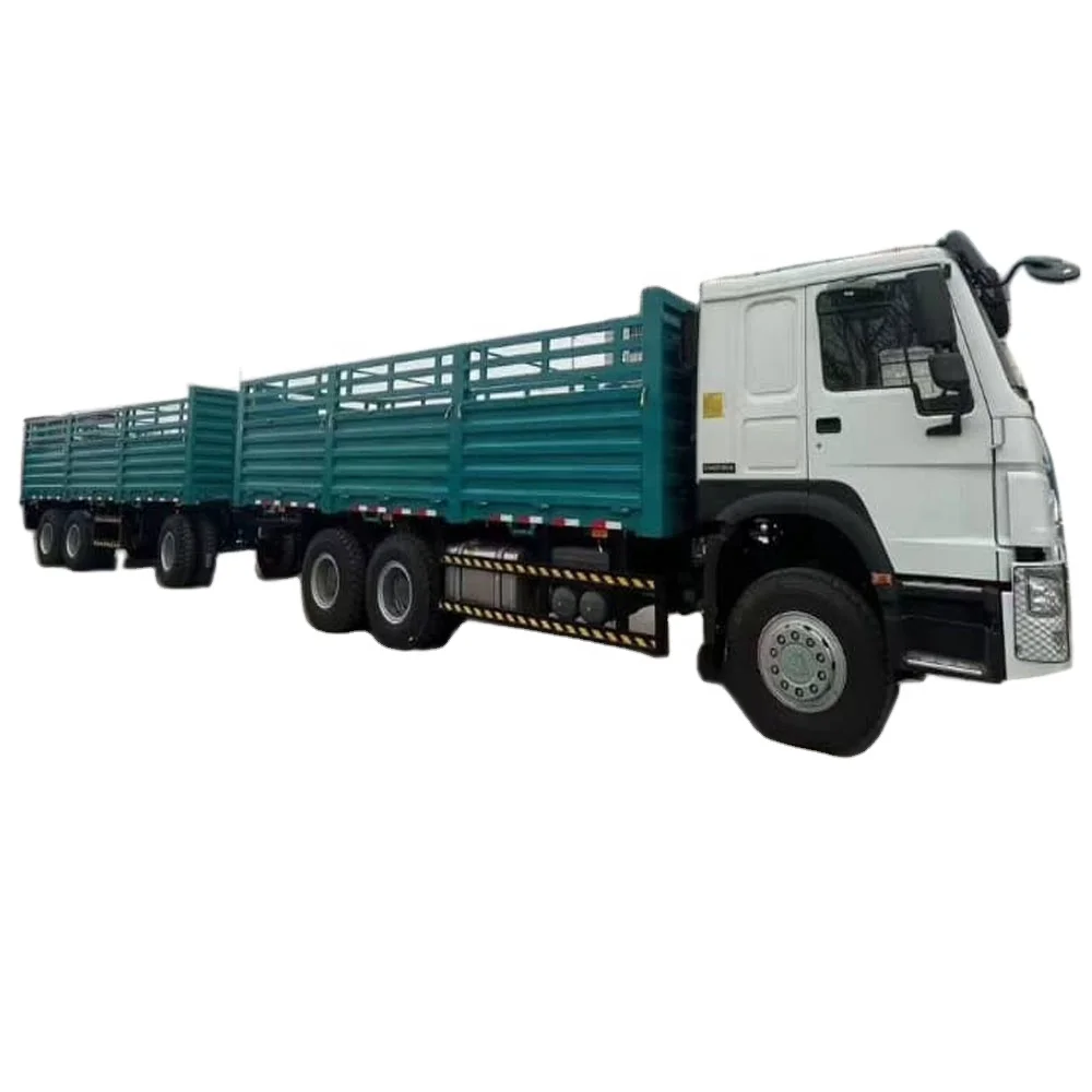 Грузовик грузоподъемности HOWO 6x4 грузоподъемностью 120 тонн с прицепом для продажи Djibouti