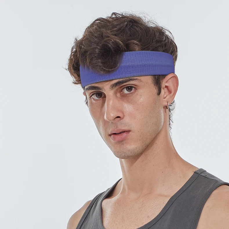 New Fashion Smooth Thin Home and Outdoor Athletic Nylon Sweatband Headband and Wristband