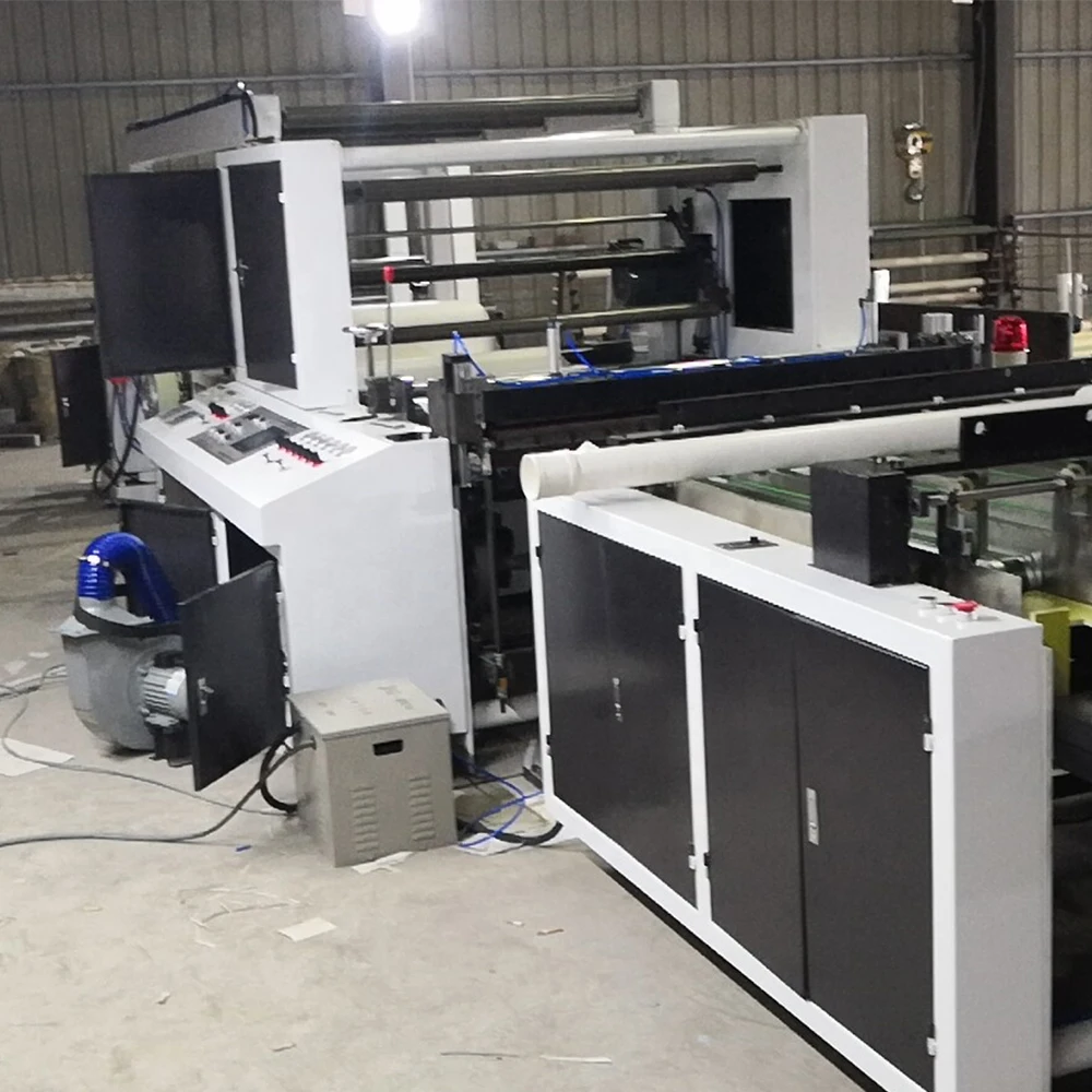 Paper sheeting cross horizontal cutting machinery a4 paper cross cutter machine for industrial process