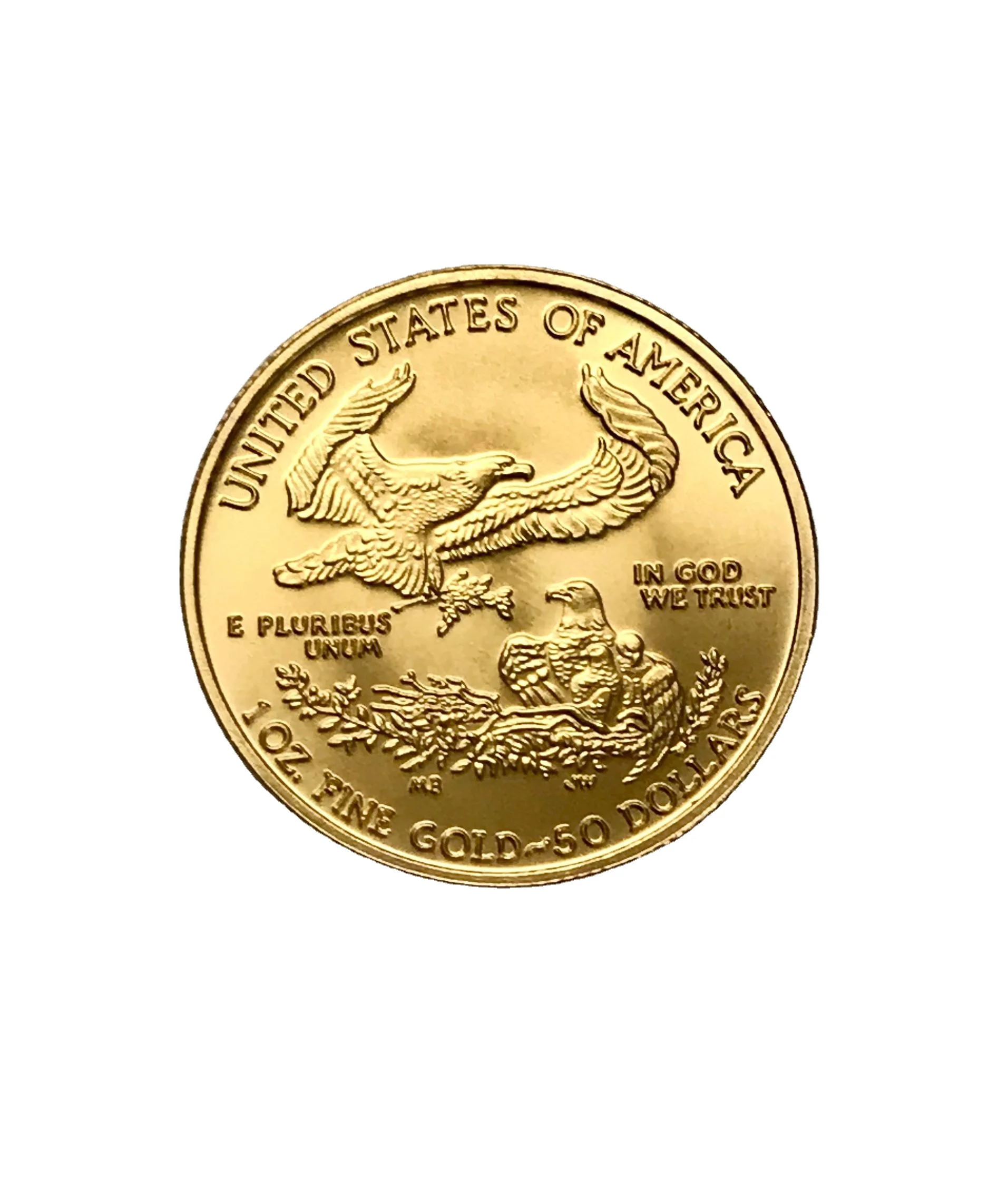 American eagle gold plated tungsten coins for promotion in stock