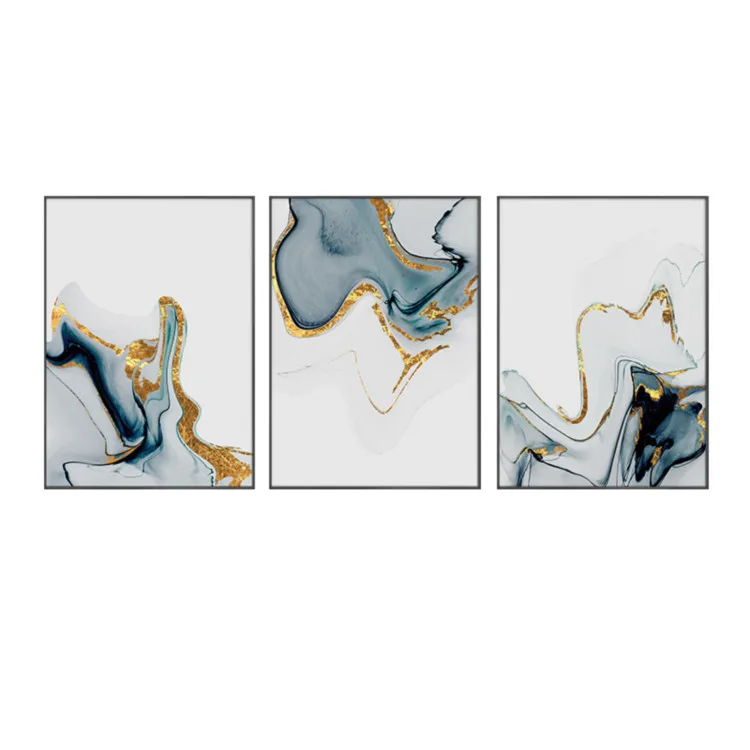 Abstract Fluids Art Canvas contracted Wall Frame Paper Living Room Decor Decorative