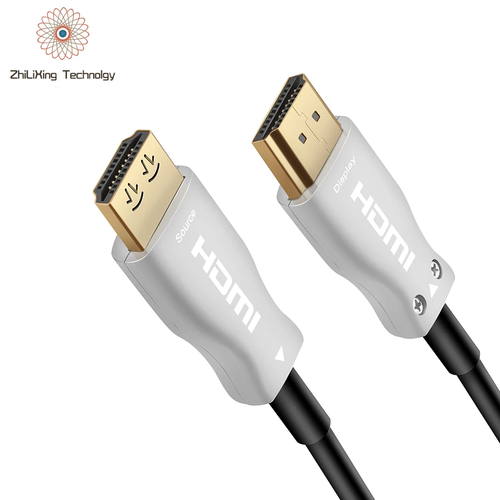 Fiber Optic AOC HDMI Cable Ultra Slim 4k 120hz 8k 60Hz 48Gbps 4K 120HZ HDCP 2.2 HDR Support custom length
