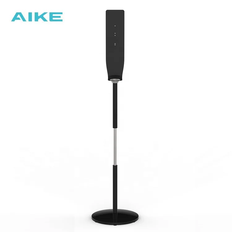 AK12ZJE Universal removable height adjustable soap dispenser holder metal floor stand for soap dispenser