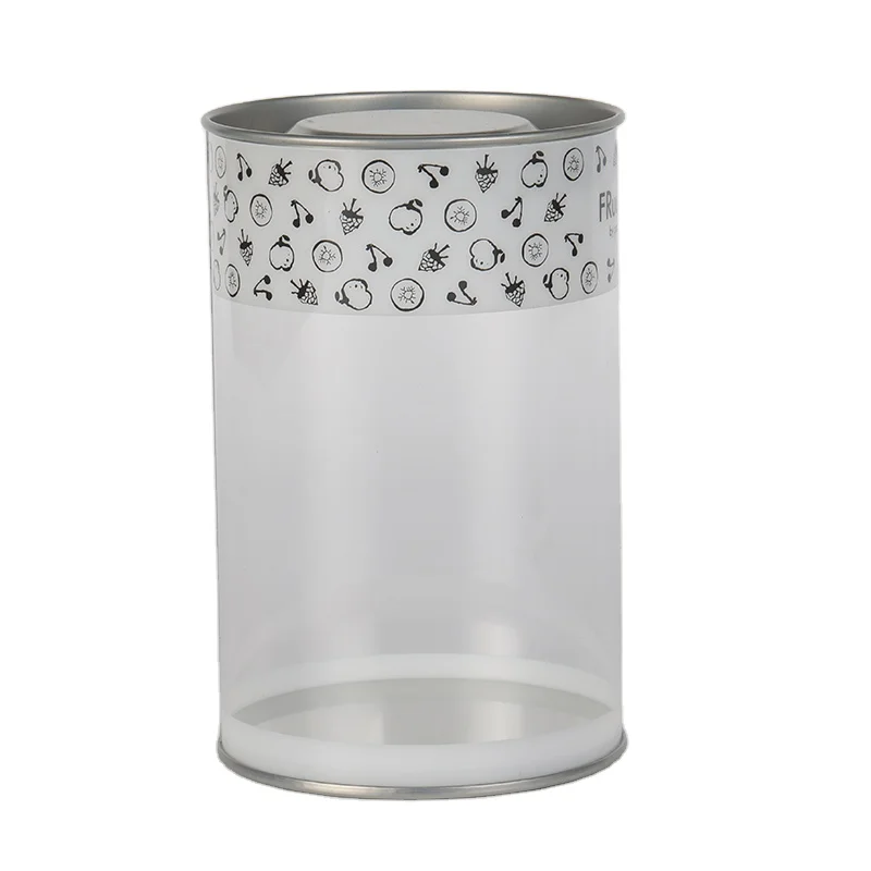 Recyclable Transparent PVC Jar Personalised Clear PVC Tube Clear Transparent PVC Plastic Jars
