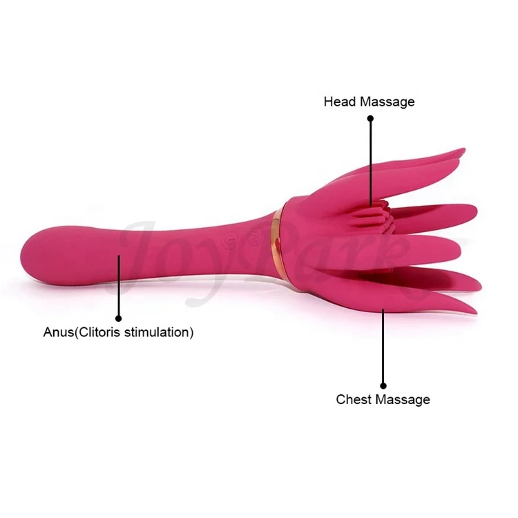 JoyPark Octopus 10 Modes G-spot Massage Women Massager Scalp Stress Relax Soft Finger Gripper Claw Electronic Dildo Vibrator