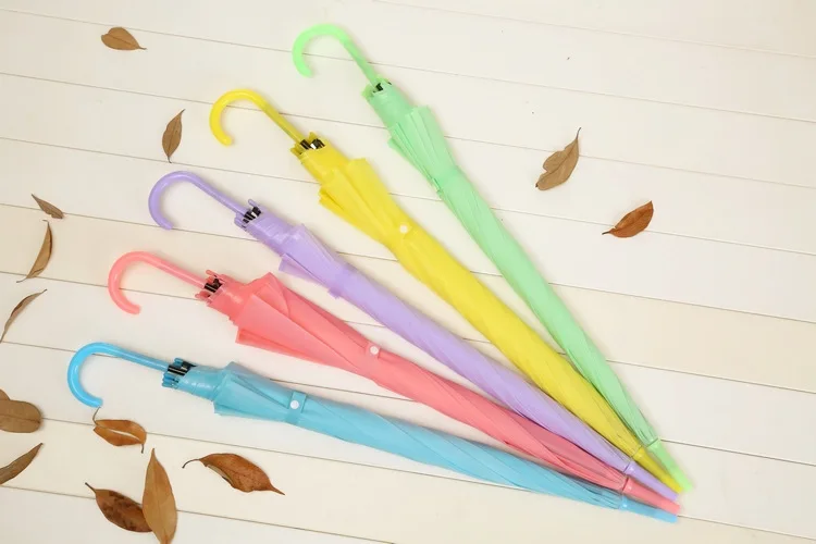 zss337 Windproof rain gift custom straight golf Promotion Transparent Paraguas Parapluie Sombrillas clear PVC TPU Poe Umbrella