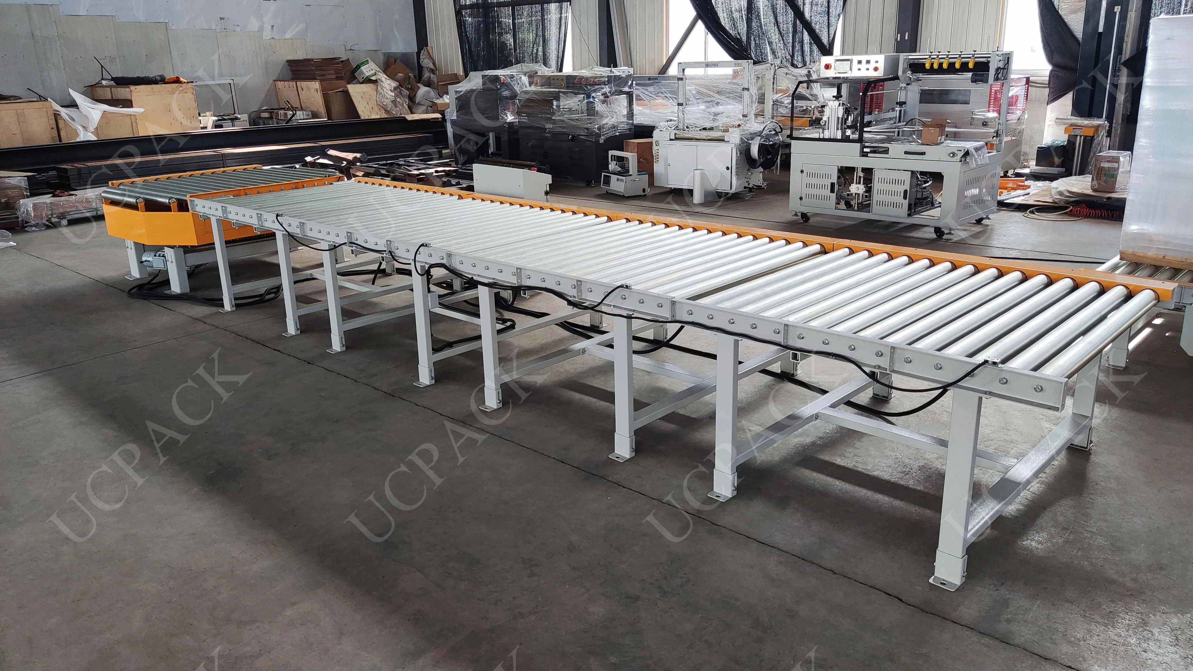 Pallet 90 Degree Powered Rotation Roller Conveyor Turntable Manufacturer