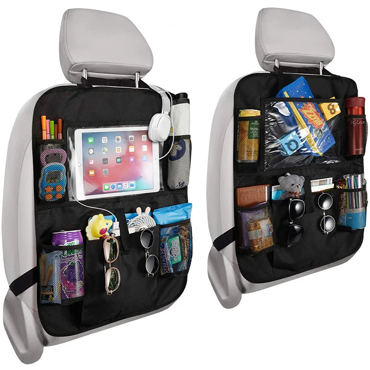 Portable Back seat Car Organizer for Kids Toy Bottle Drink Vehicles Travel Accessories Car Storage (1600223983561)