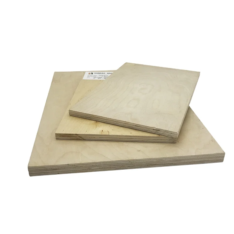 Malaysia Market BB/CC 6mm Laminated Birch Plywood Sheet For Cabinets
