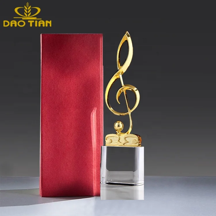 Cheap wholesale high quality K9 crystal glass music trophy awards trophy cup custom 3d laser engrave crystal music trophy online