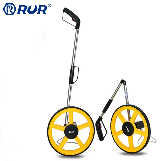 Three-fold Rolling Measurement Foldable ranging distance measuring wheel in Meters