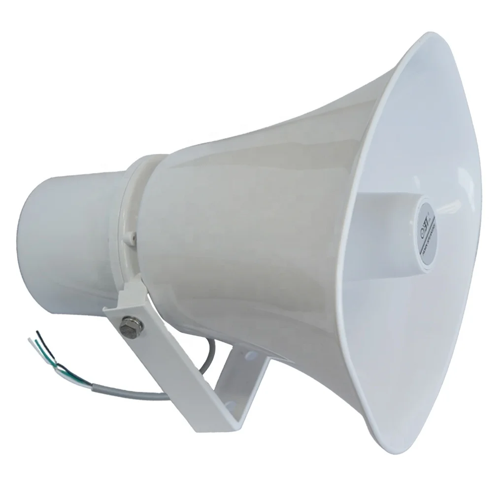 High Quality fashion sound horn speaker for hotels, airports, harbors, shopping malls, super markets with waterproof