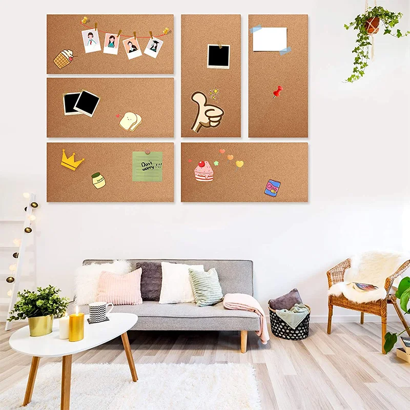 Factory Wholesale  60*90 Inch Hot Sale Rectangle Wall Mounting Cork Bulletin Bulletin Board Classroom