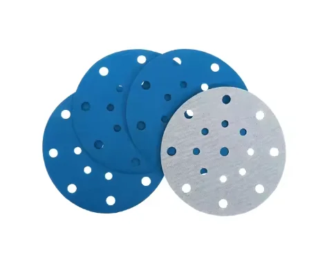 5 Inch 125 mm ceramic 8 Holes Wet & Dry Heavy-Duty Hook & Loop Film Discs Sandpaper for Car body Paint Polishing