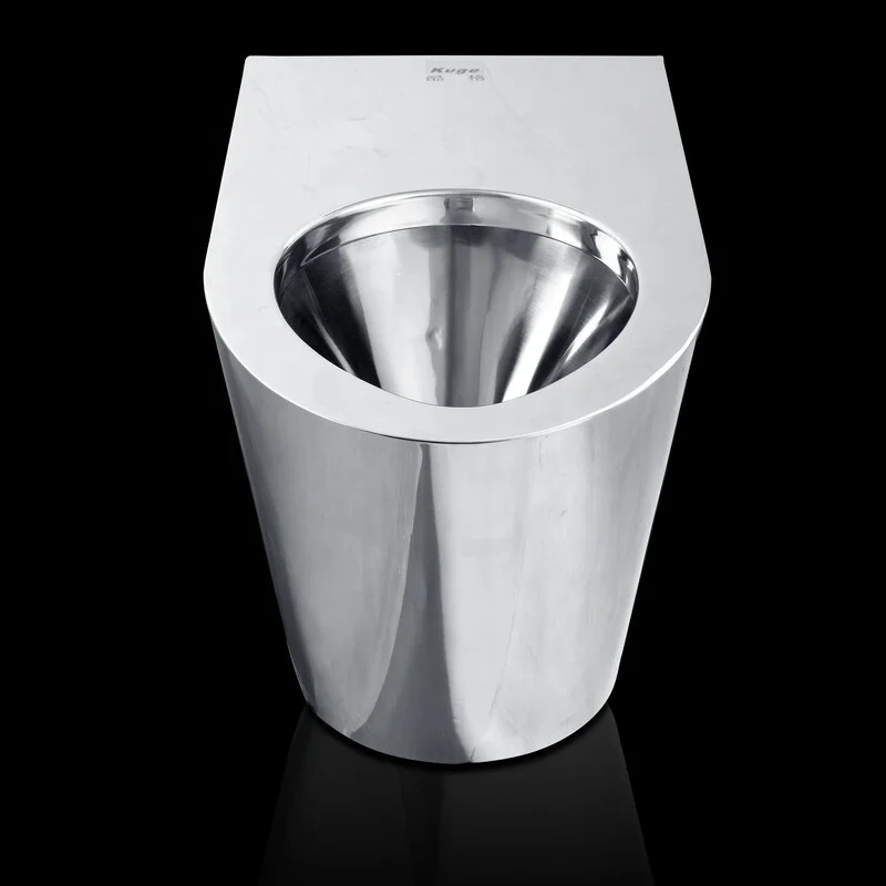 Modern watermark toilet stainless steel one piece toilet wc flush toilet manufacture
