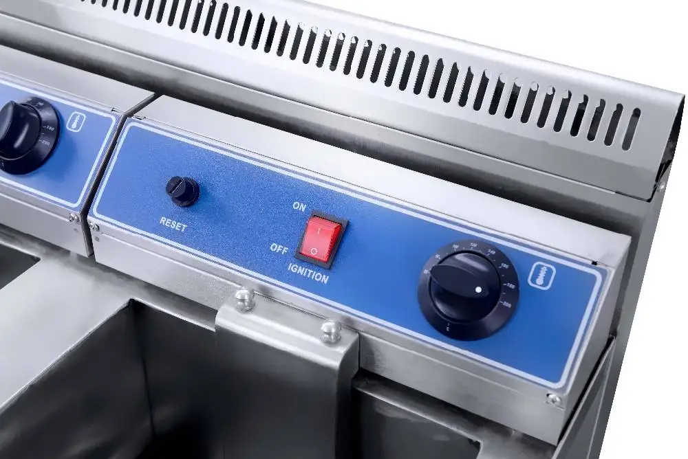 Commercial gas fryer industrial frying machine LPG deep fryer