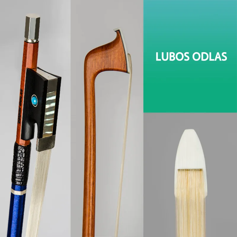 European original imported professional violin master piano bow embedded blue violin bow 4/4