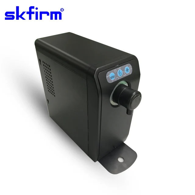 Countertop Water Purifier Hot and Cold Water Reverse Osmosis Soda Water Maker Home Appliance Carbonated Soda Machine Black Metal