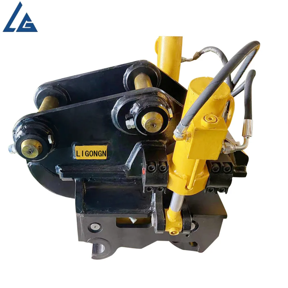 90 degree rotation Tilt quick hitch attach hydraulic quick coupler for 10 ton excavator
