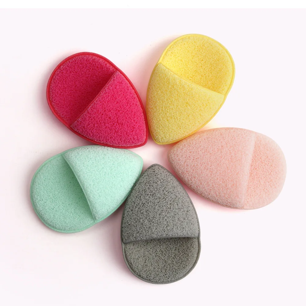 10pcs set Cosmetic Puff Foundation Powder Smooth Cream Blending Multi Shape Face Beauty Makeup Sponges Bottle Make up Sponge