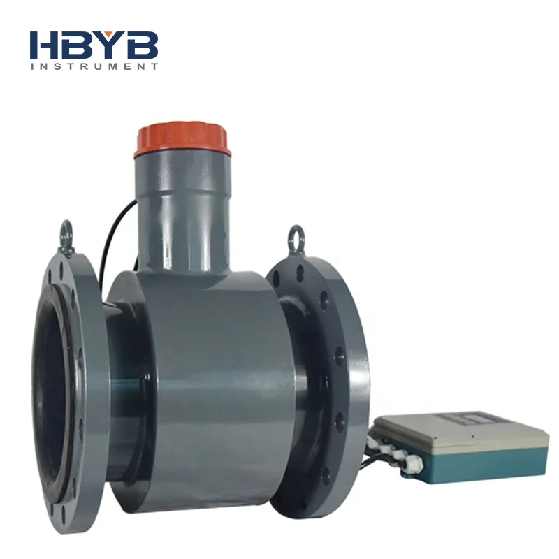 Non-full pipe flowmeter split remote magnetic flow meter sensor Factory Non-Full Tube Electromagnetic Flowmeter