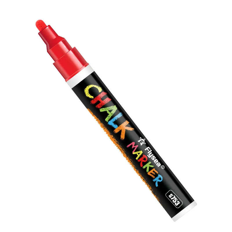 Cross-border erasable liquid chalk 8-color glass blackboard window writing graffiti dust-free liquid chalk