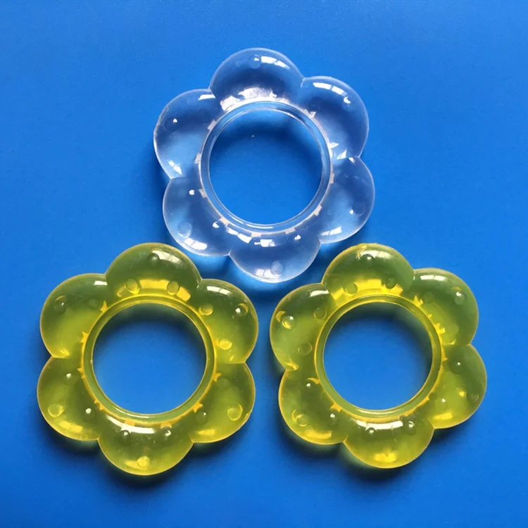 
Baby Sensory Teether Toy Infant Water Filled Teethers massaging babies molar gums 