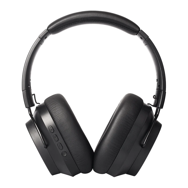 2022 Free Sample New Wireless Headset Good Sound Over Ear Bluetooth 5.0 Active Noise Cancelling Headphone Best Cheap Headset