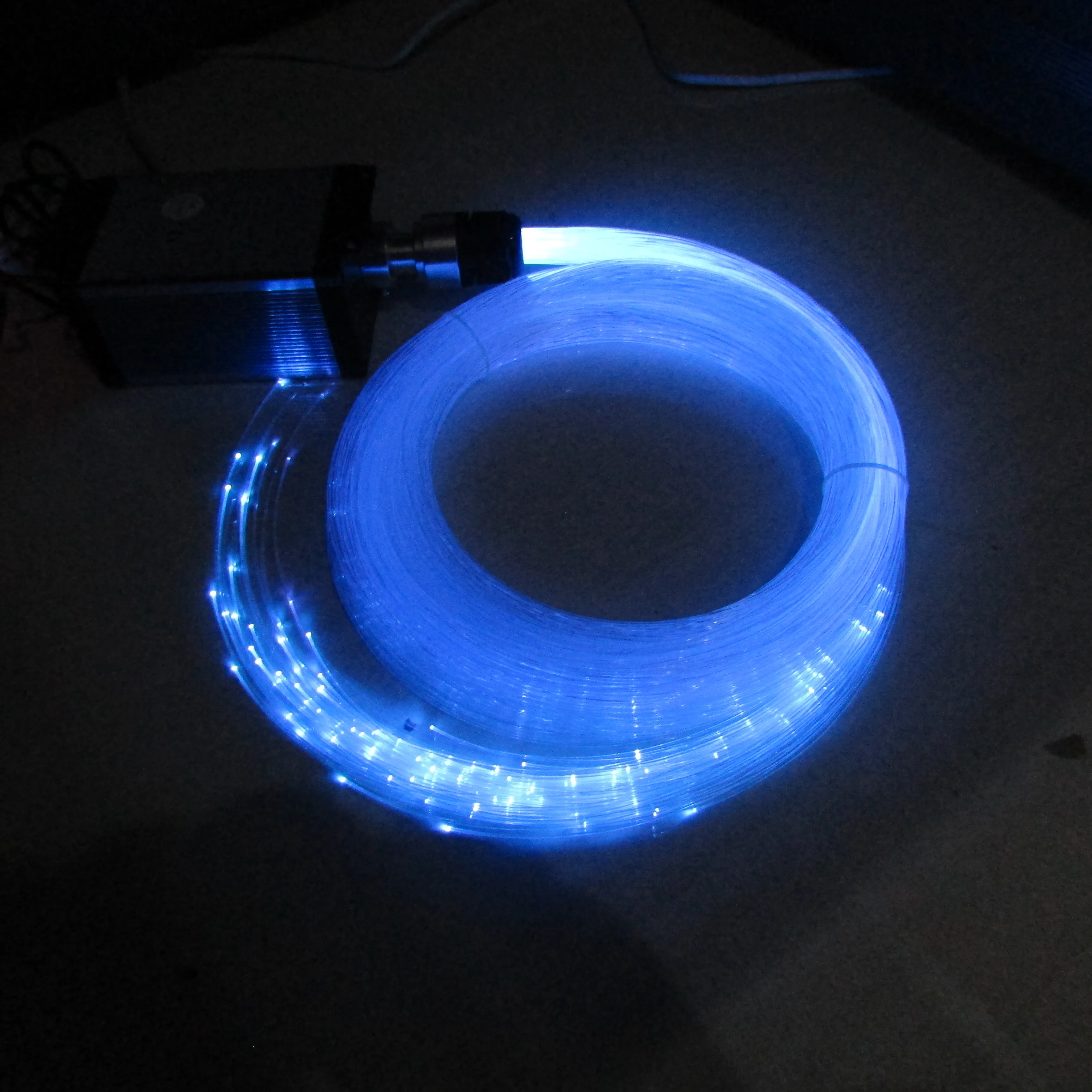 Оптоволоконный свет подсвеченный для сауны или дома звездное небо 5 Вт с функцией затемнения