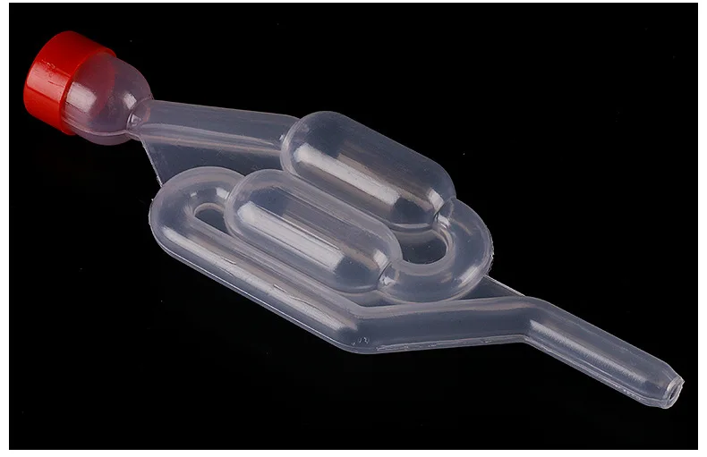 
Free Shipping Exhaust Check Valve Water Sealed Valves Plastic Home Brewing Airlock micro brewery equipment moonshine distillers 