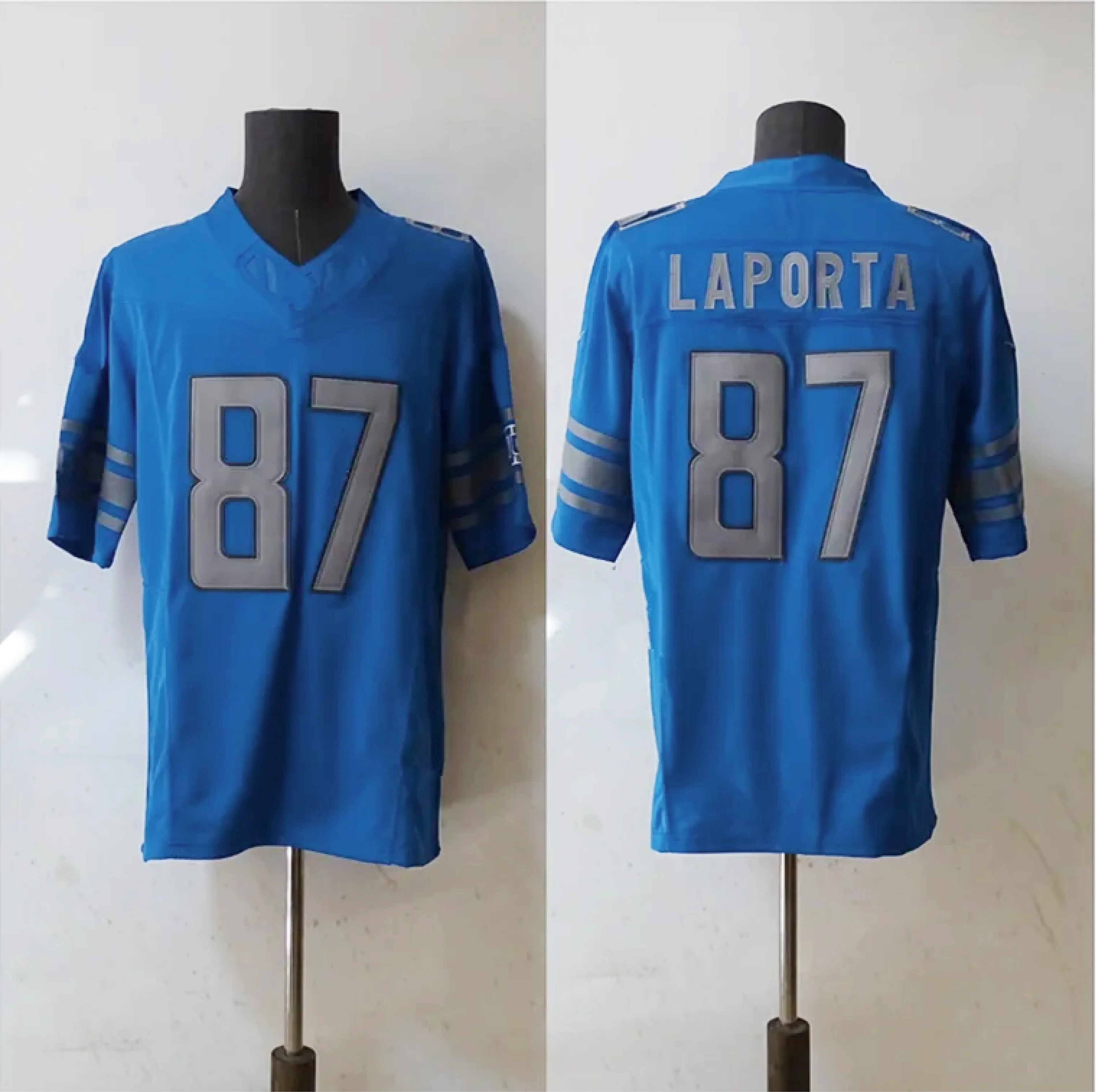 2024 Football Jerseys 97 Aidan Hutchinson 14 St.Brown 16 Jared Goff 26 Gibbs 87 Sam LaPorta Stitched FUSE Limited Jersey