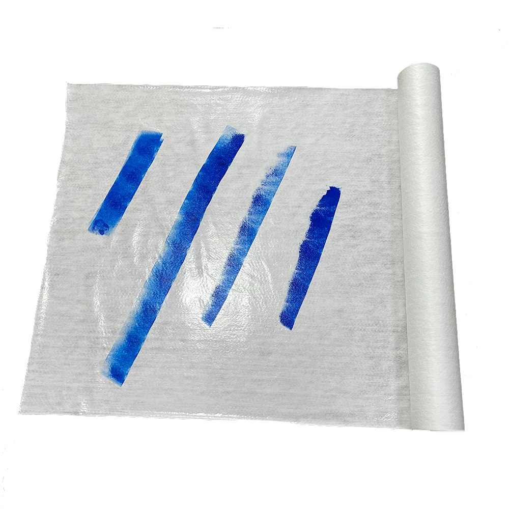 Wholesales Pe Coated Needle Punched Non Woven Fabric Fleece Blanket Waterproof Painter Cover Fleece For Protective Floor
