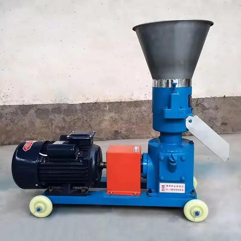 Small household wood pellet machine/rice husk biomass energy pellet processing equipment