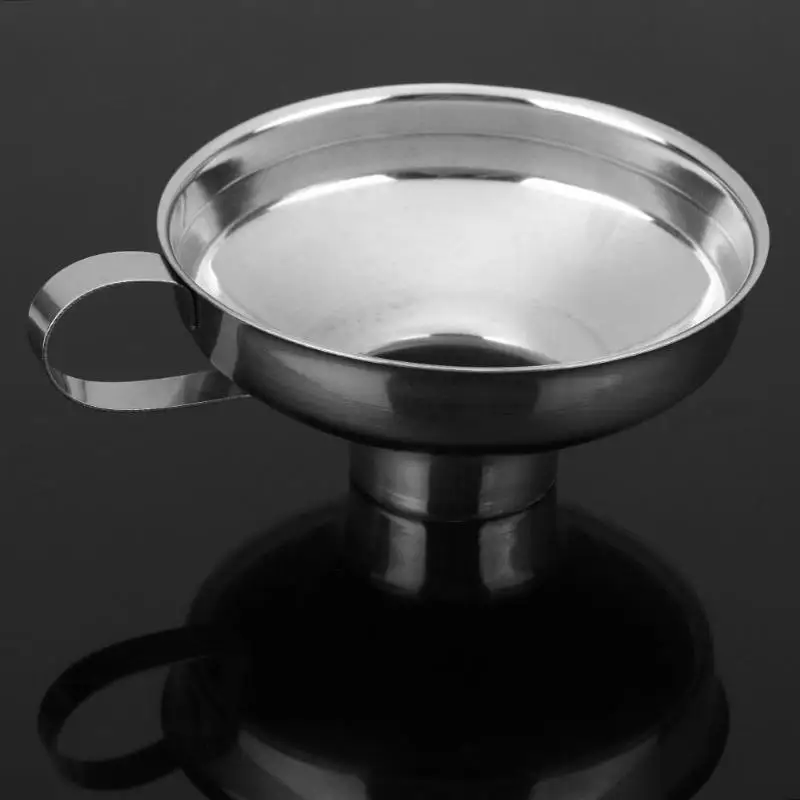 
Stainless Steel Wide Mouth Funnel Canning Hopper Filter Food Pickles Jam Funnel Kitchen Gadgets Cooking Tools 