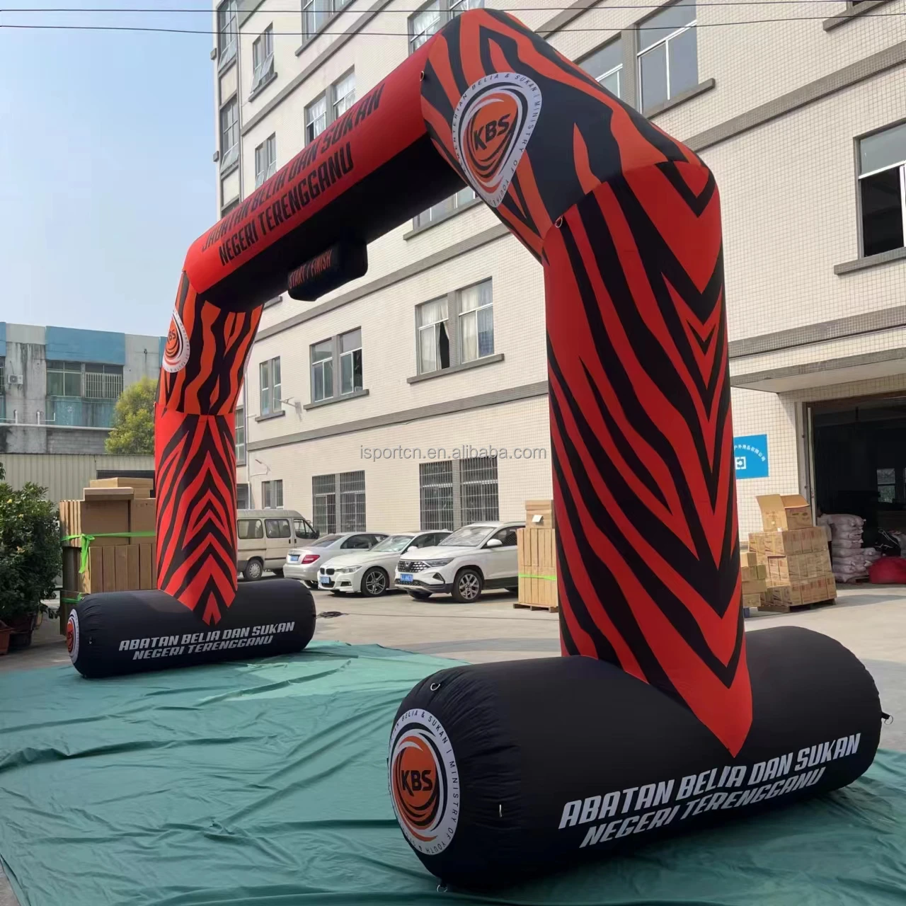 Professional Export Manufacturer Advertising Running Events Custom Logo Printing Arch Gate Inflatable Race Arch