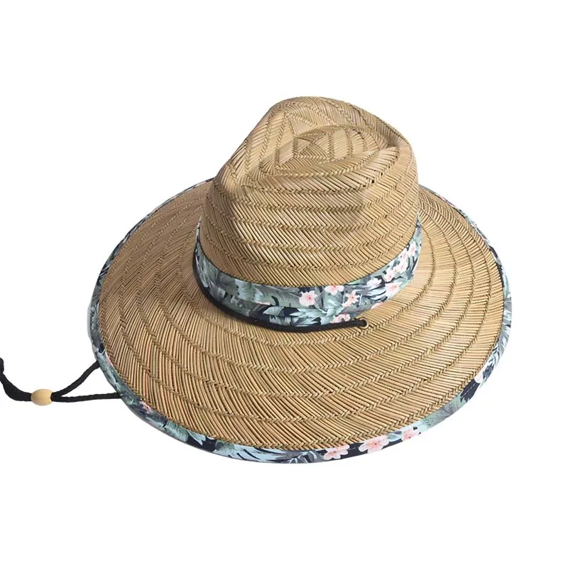 2022 новый дизайн дешевая оптовая продажа Лидер продаж Панама с широкими полями спасательная трава соломенная