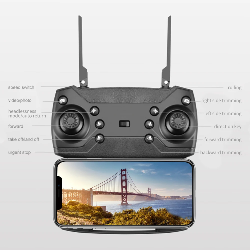 E88 Pro mini drone drones with 4k camera professional remote control battery accessories FPV drone for kids toys