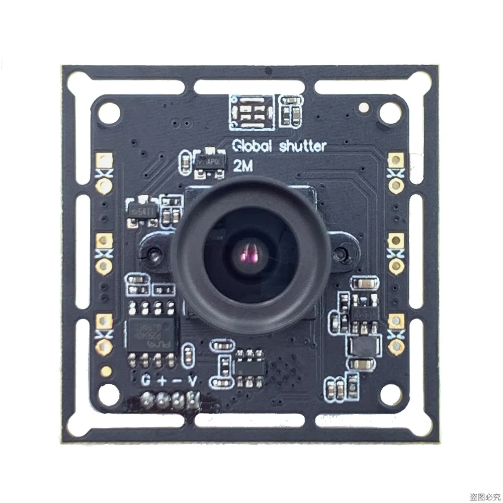 New Global Shutter USB 2.0 High Speed 2.0 MP 32/38 mm 1.44mm Fisheye Lens industrial 1600x1200 60 fps USB camera module