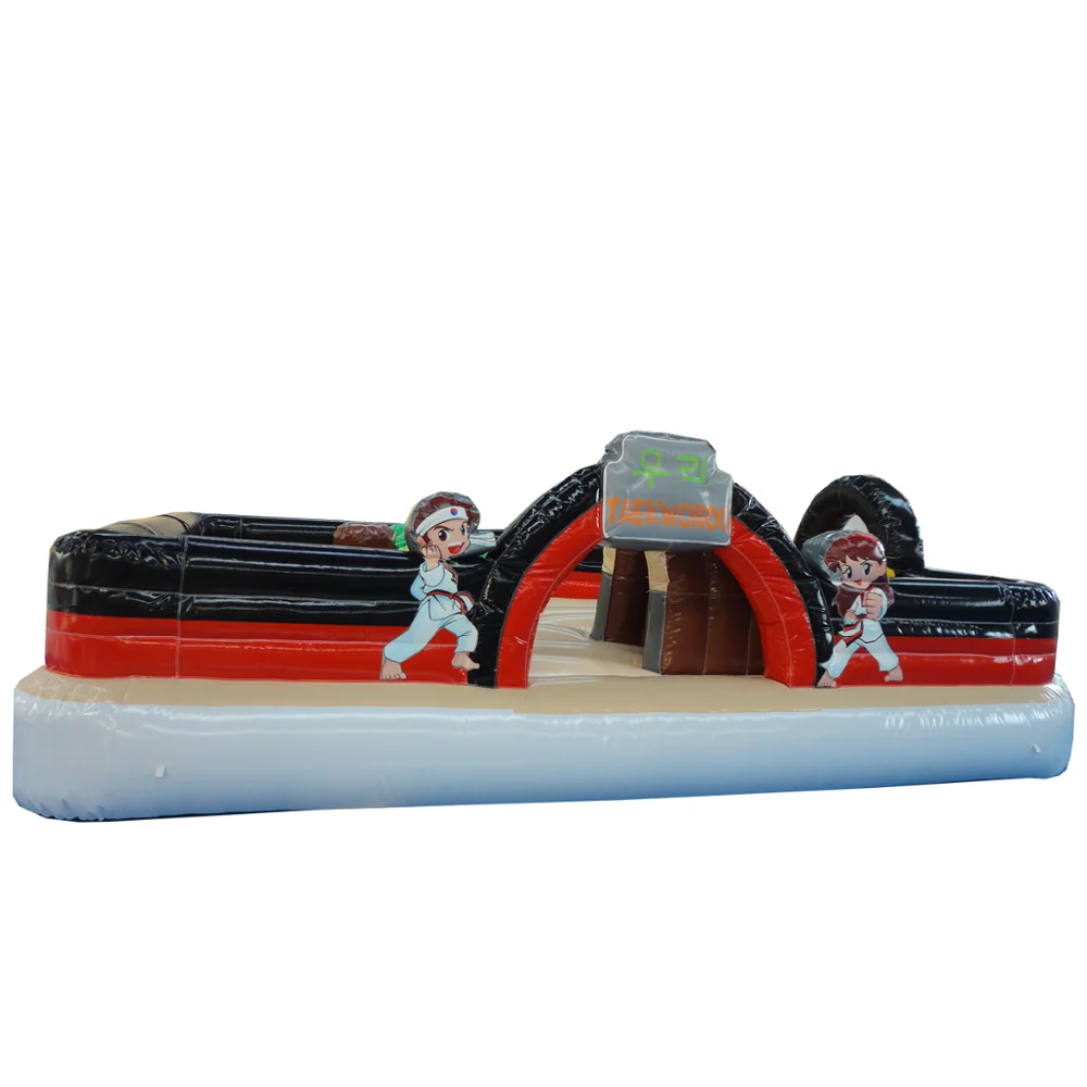 Fashion kids taekwondo inflatable castle bouncer bounce castle jumping house for sale