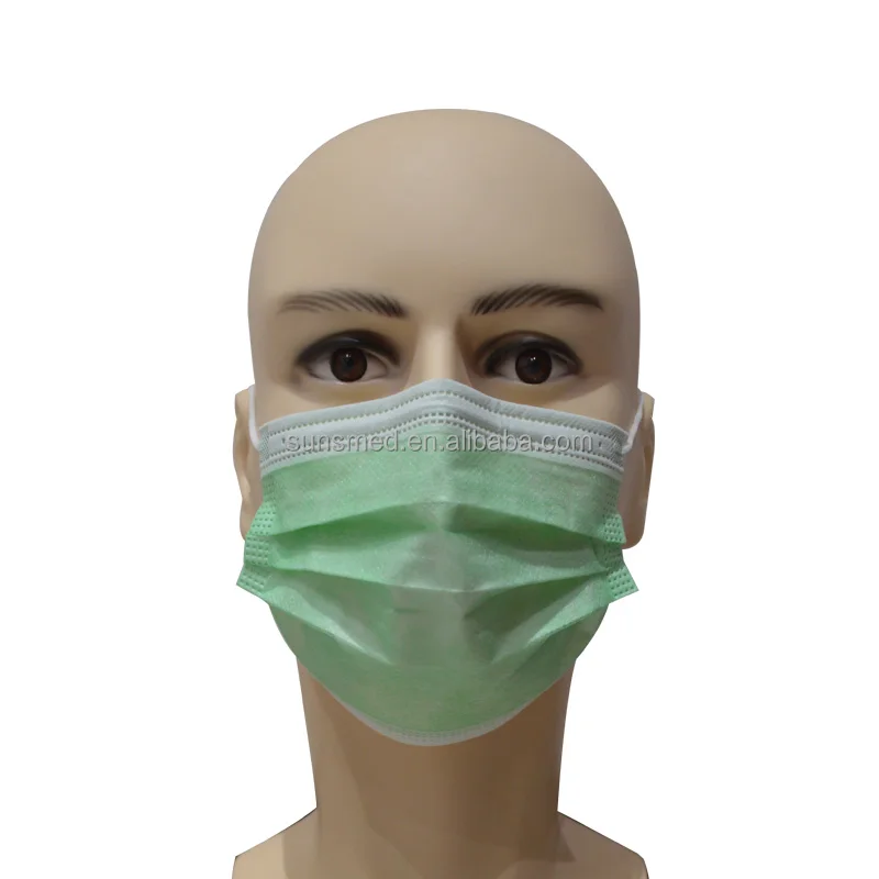 
 Одноразовая трехслойная маска для лица Sunsmed из нетканого материала по низкой цене  