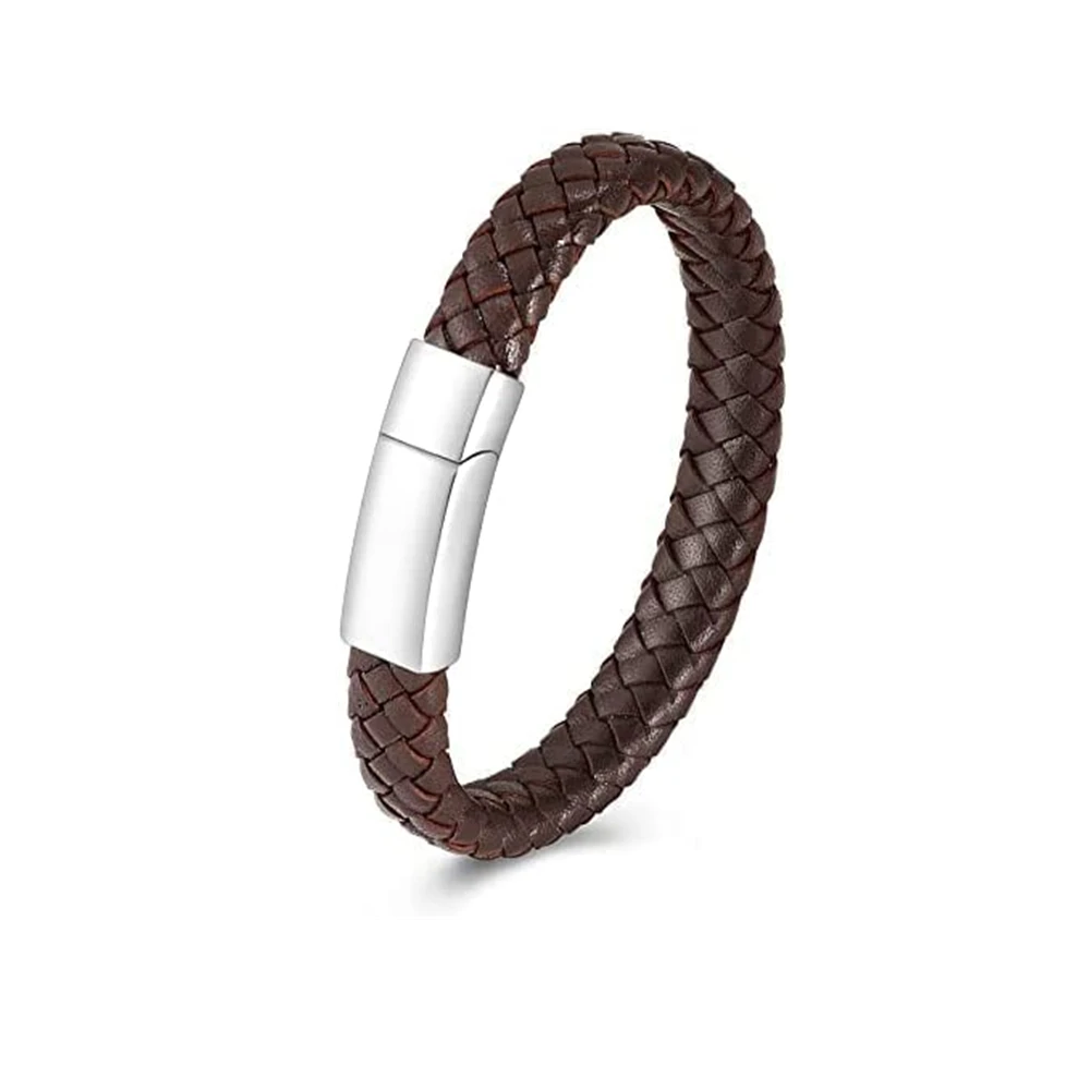 Cremation Jewelry Bracelet with Stainless Steel Cylinder Urn for Ashes