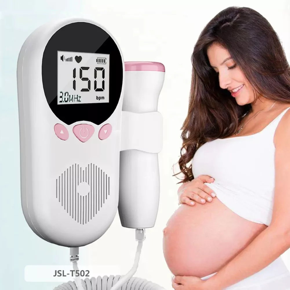 VILECO Manufacturer Fetal Doppler Baby Heartbeat Monitor Handheld Vascular Doppler Fetal Doppler Baby Heart Monitor